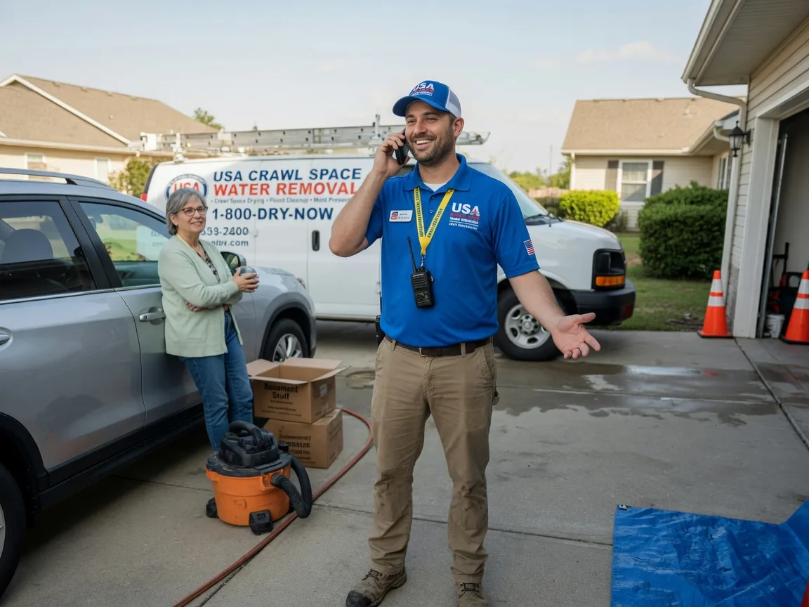 Crawl Space Water Removal Calvert, TX FAQs